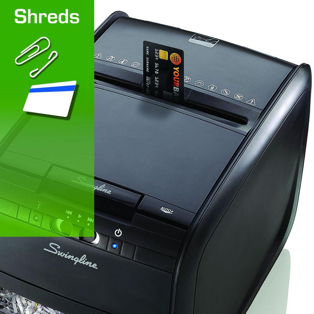 Swingline Stack-and-Shred 60X Cross-Cut Auto-Feed Shredder