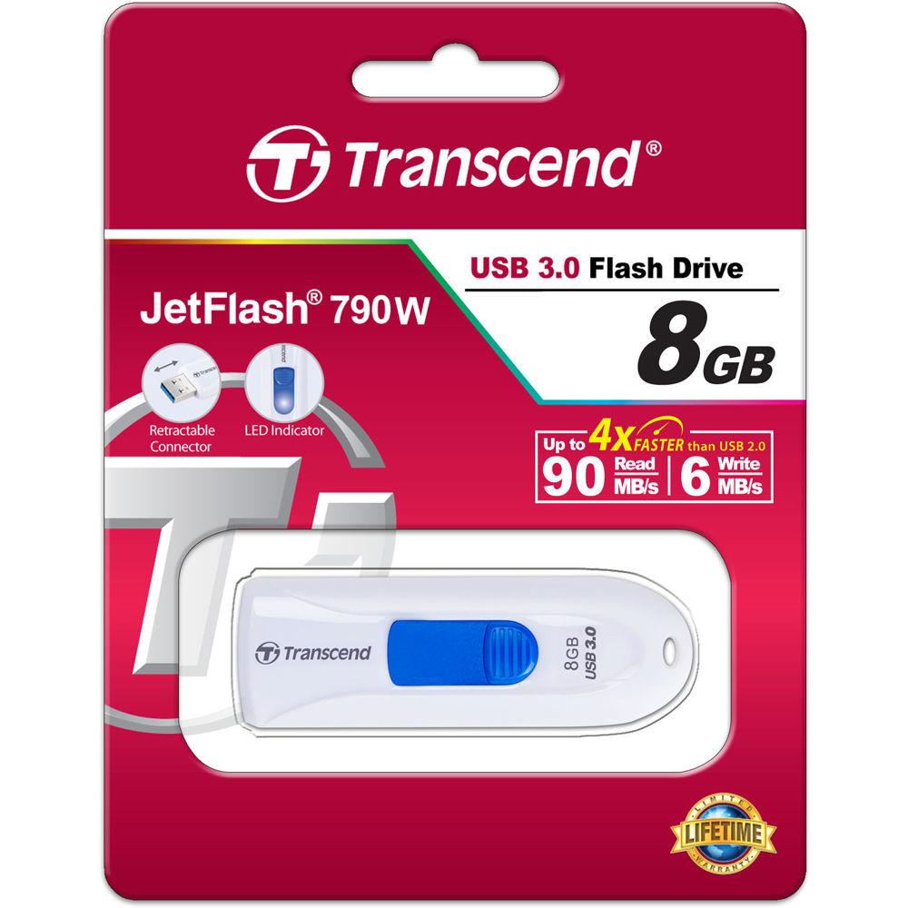 Transcend 8GB JetFlash 790 USB 3.0 Flash Drive