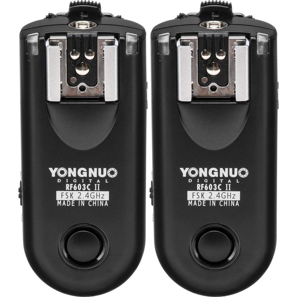 Yongnuo RF-603C II Wireless Flash Trigger Kit for Canon 3-Pin Connection