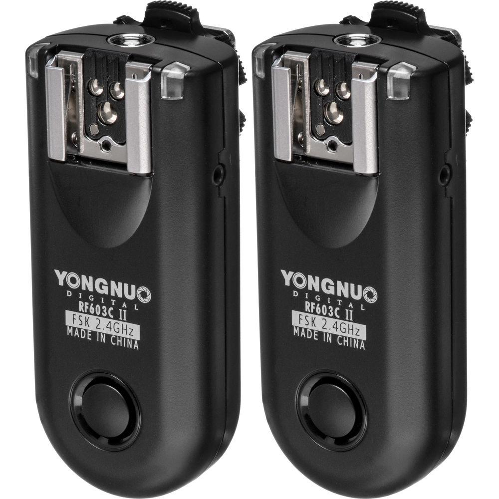 Yongnuo RF-603C II Wireless Flash Trigger Kit for Canon 3-Pin Connection