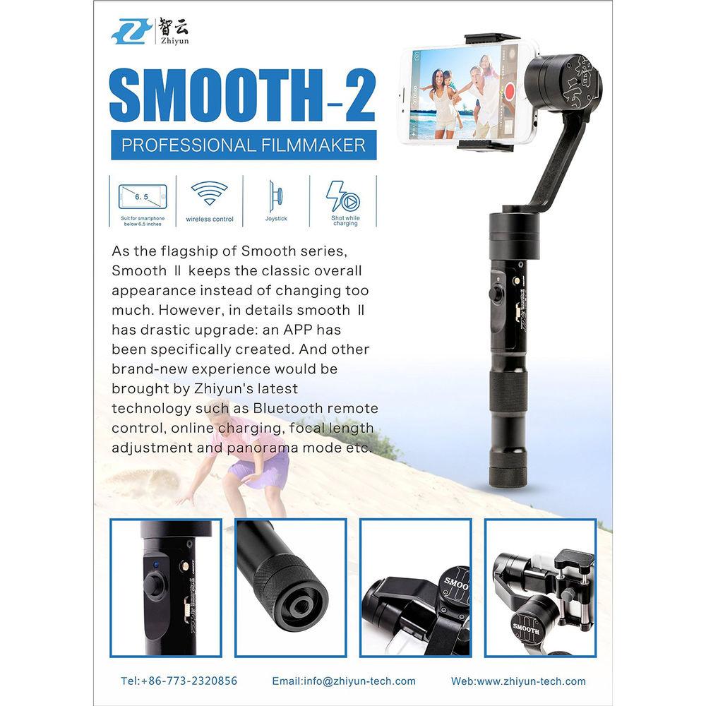 Zhiyun-Tech Smooth-II 3-Axis Handheld Gimbal Stabilizer for Smartphones
