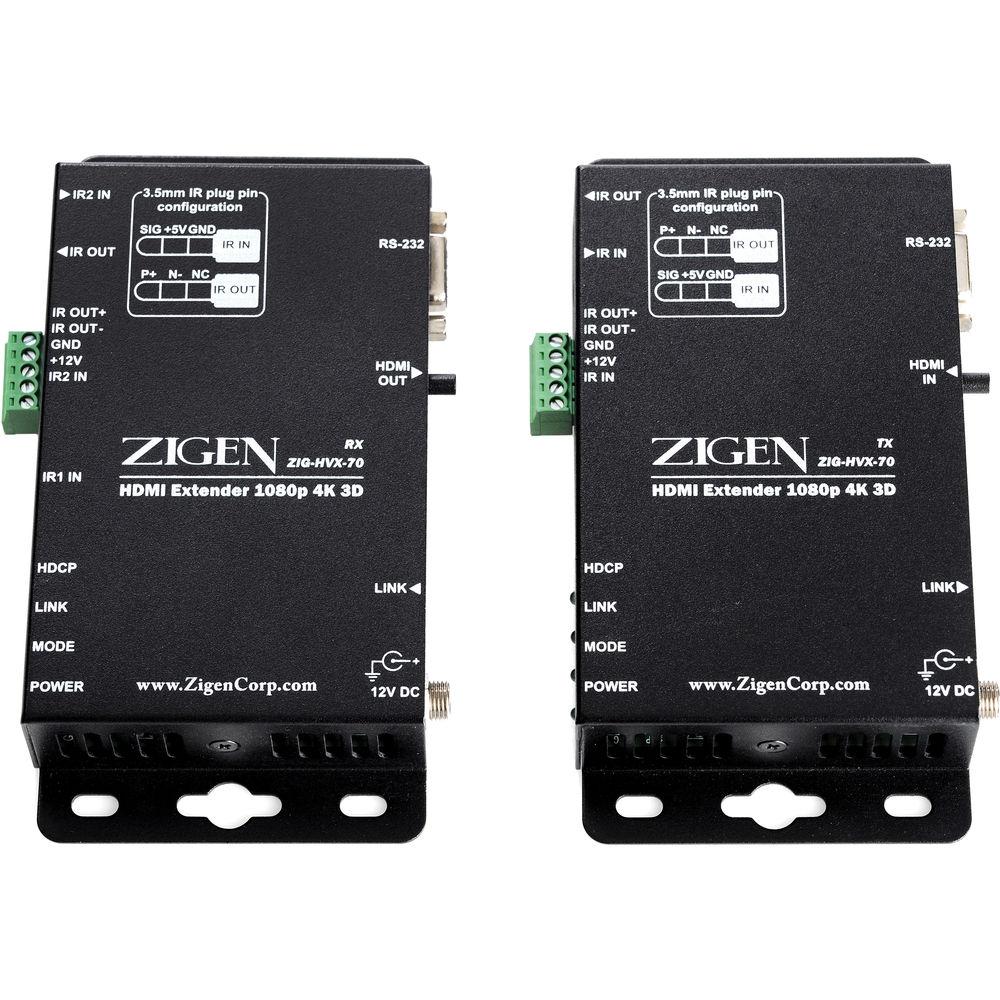 Zigen ZIG-HVX-70 HDbaseT HDMI Extender Kit