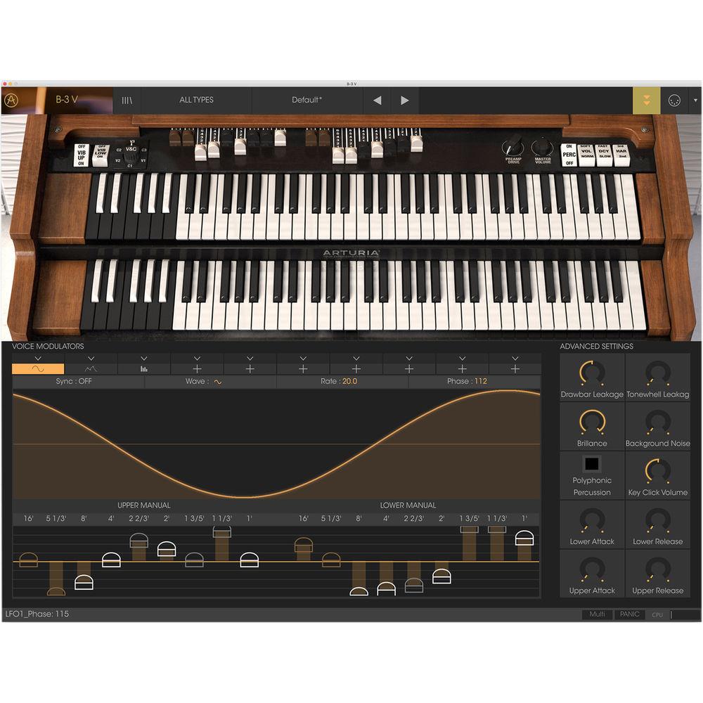 Arturia B-3 V - Virtual Instrument