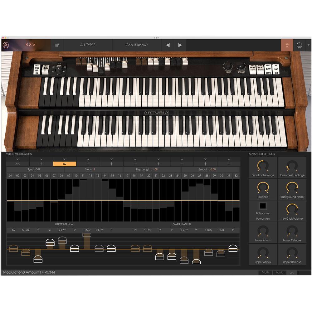 Arturia B-3 V - Virtual Instrument