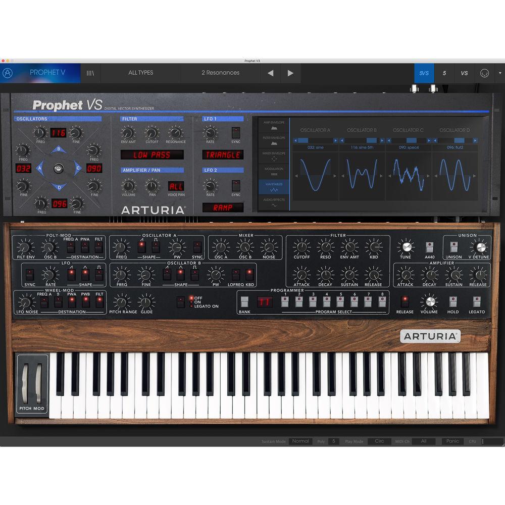 Arturia Prophet V - Virtual Synthesizer