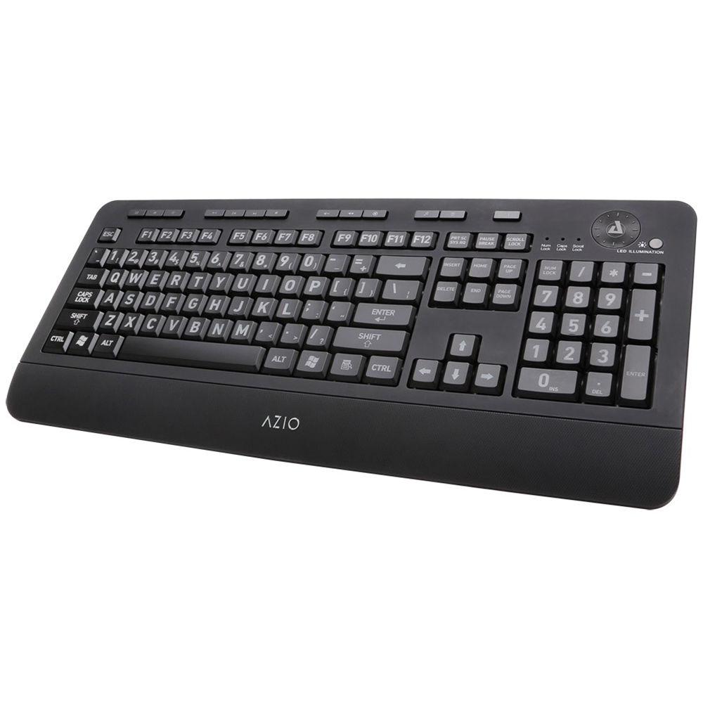 AZIO KB506 Vision Backlit USB Keyboard