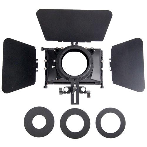 CAME-TV L-M3 DSLR Matte Box with Top and Side Flags for LWS 15mm Rods