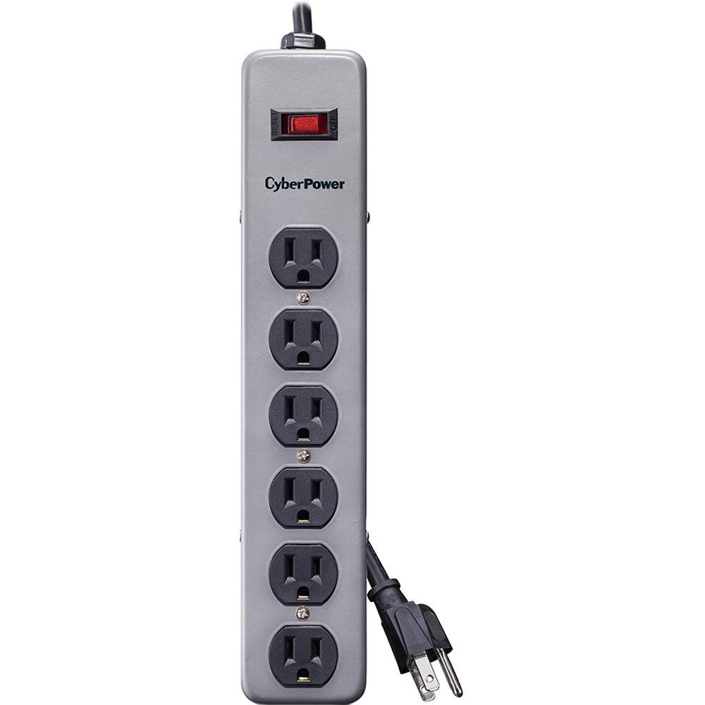 CyberPower CSB606M 6-Outlet Essential Series Surge Protector