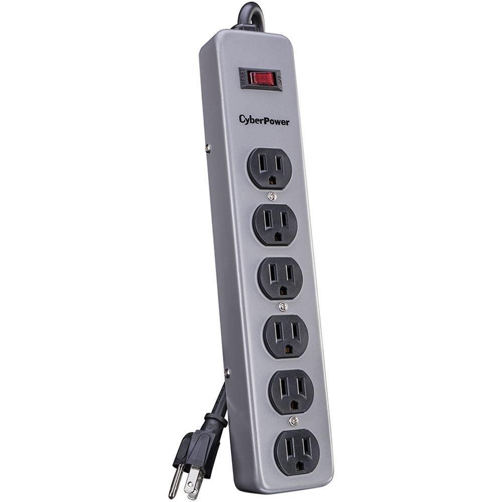 CyberPower CSB606M 6-Outlet Essential Series Surge Protector