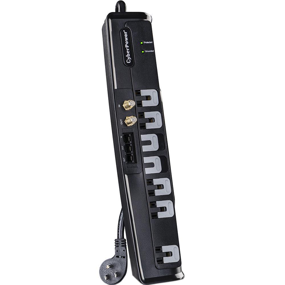 CyberPower CSHT706TC 7-Outlet Home Theater Surge Protector