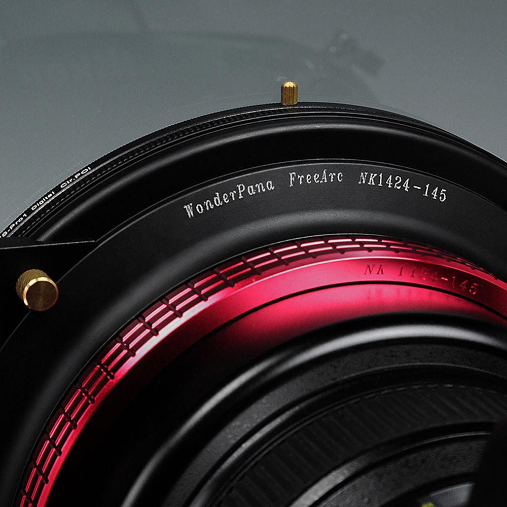 FotodioX WonderPana FreeArc Core Unit Kit for Nikon 14-24mm Lens with 145mm Solid Neutral Density 1.2 and 6.6 x 8.5" Hard-Edge Graduated Neutral Density 0.6 Filters