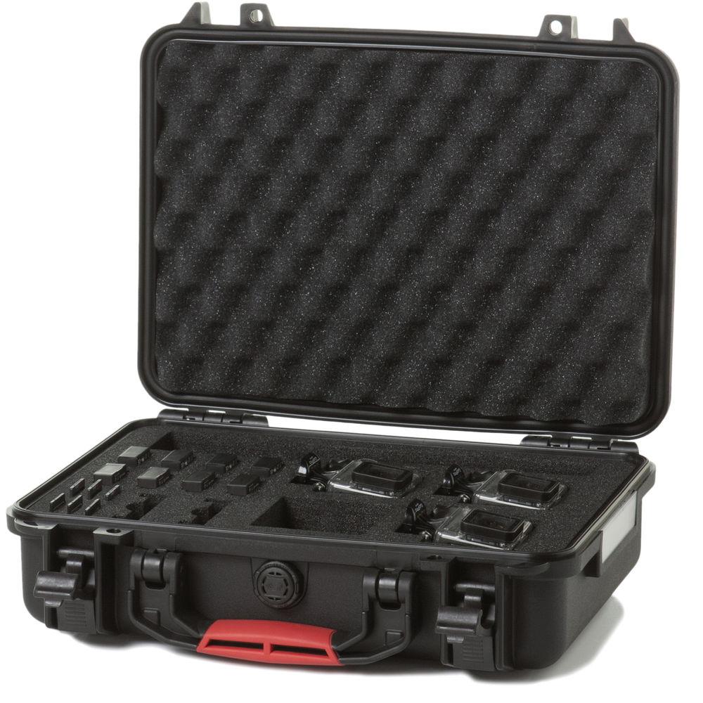 HPRC 2350GP Hard Case with Foam Interior for 3 GoPro Cameras & Accessories