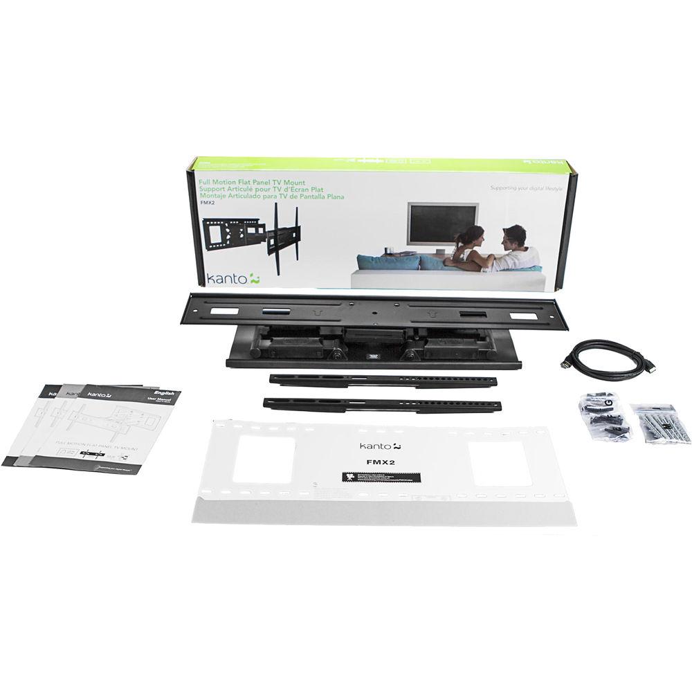 Kanto Living FMX2C Full Motion Wall Mount for 37 to 80" TVs