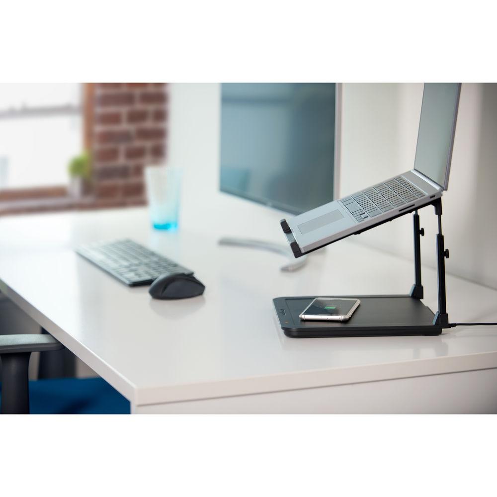 Kensington SmartFit Laptop Riser with Wireless Phone Charging Pad