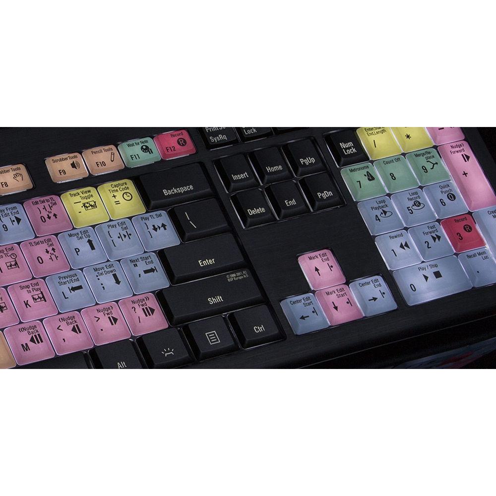 LogicKeyboard Avid Pro Tools PC Backlit Astra American English Keyboard