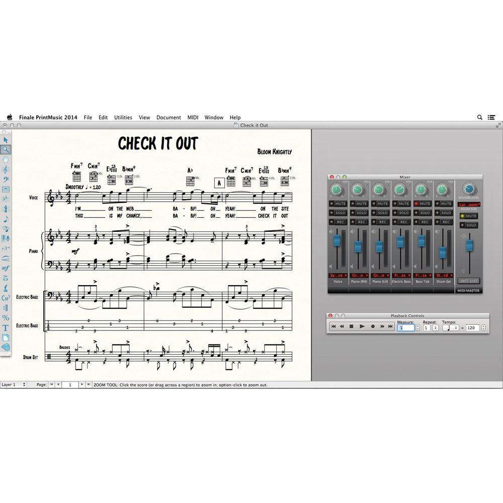MakeMusic Finale PrintMusic Notation and Composition Software