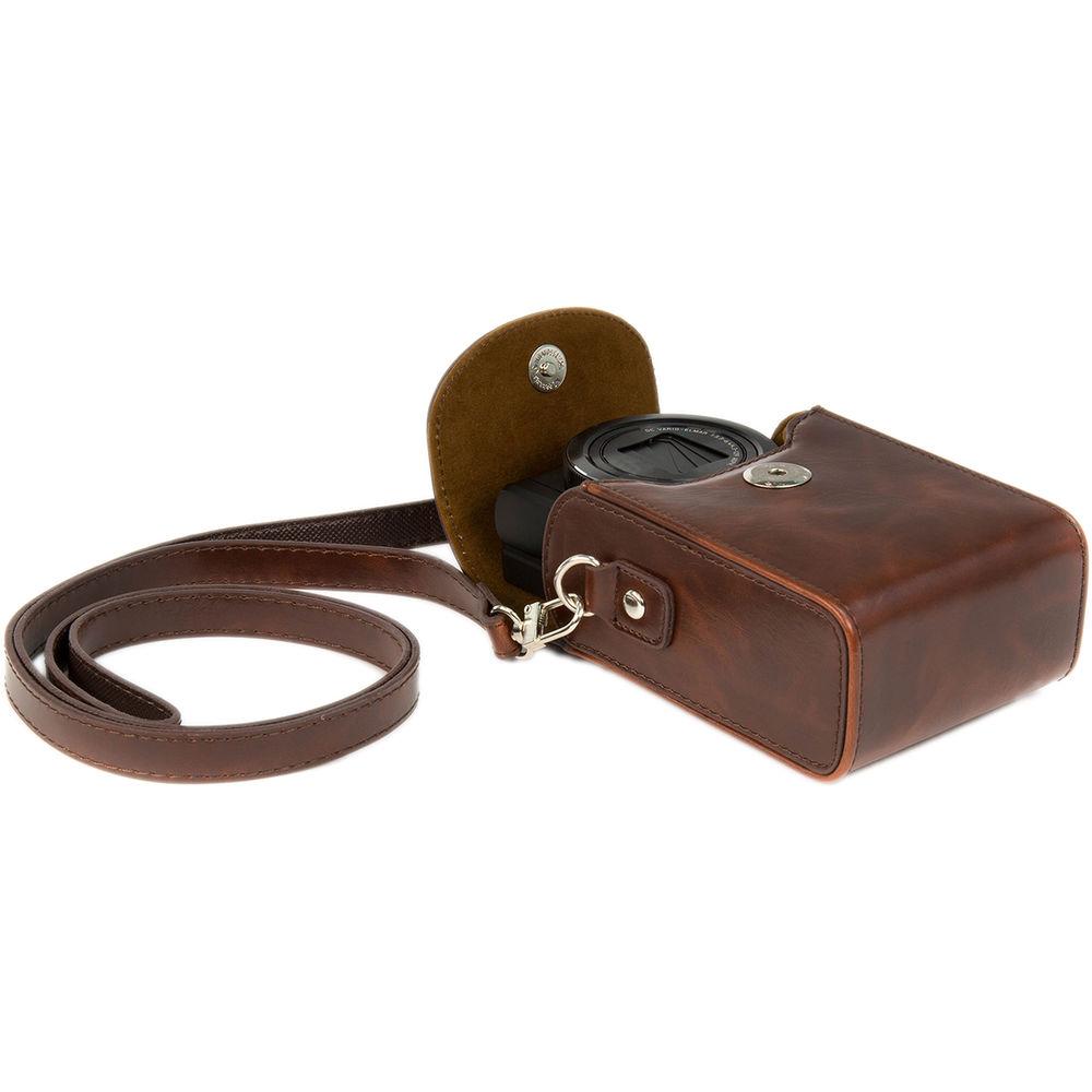 MegaGear Leather Camera Case for Canon PowerShot G7 X Mark II or Canon PowerShot G7 X