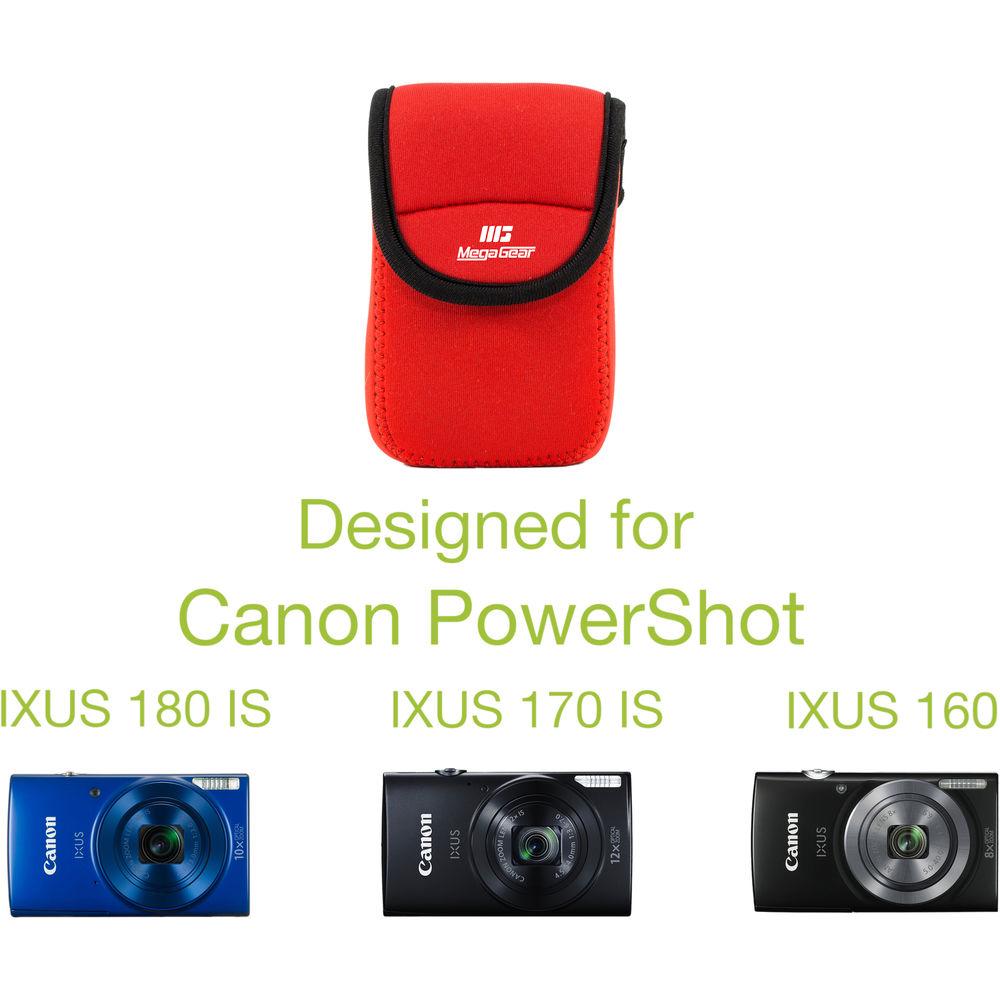 MegaGear Ultra-Light Neoprene Camera Case for Canon PowerShot ELPH 190 IS, ELPH 170 IS, and ELPH 160