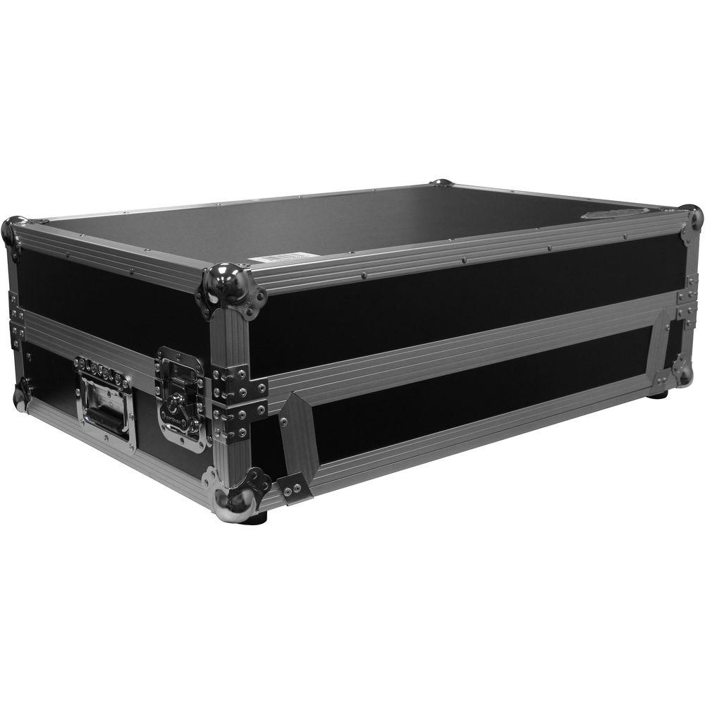 Odyssey Innovative Designs Denon MCX8000 DJ Controller Flight Zone Glide Style Case with Lower 19" 2U Rack Space