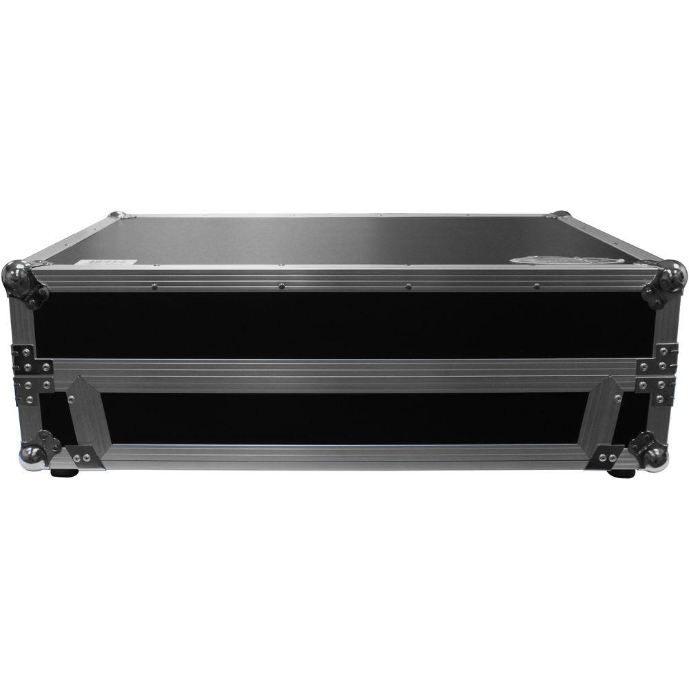 Odyssey Innovative Designs Denon MCX8000 DJ Controller Flight Zone Glide Style Case with Lower 19" 2U Rack Space