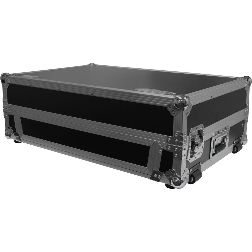Odyssey Innovative Designs Denon MCX8000 DJ Controller Flight Zone Glide Style Case with Lower 19" 2U Rack Space