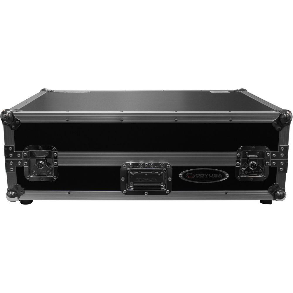 Odyssey Innovative Designs Denon MCX8000 DJ Controller Flight Zone Glide Style Case with Lower 19" 2U Rack Space