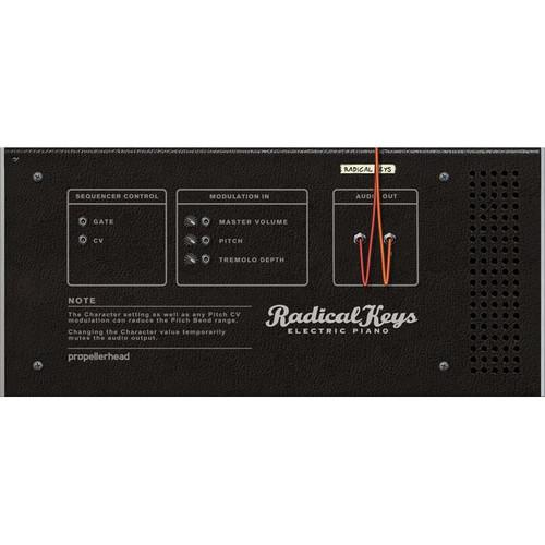 Propellerhead Software Radical Keys Rack Extension Virtual Electric Piano for Reason