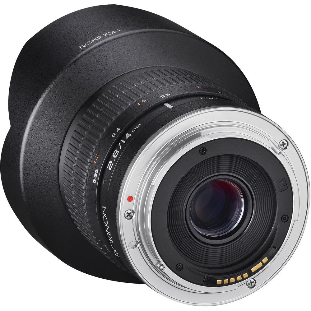Rokinon 14mm f 2.8 IF ED UMC Lens For Canon EF with AE Chip