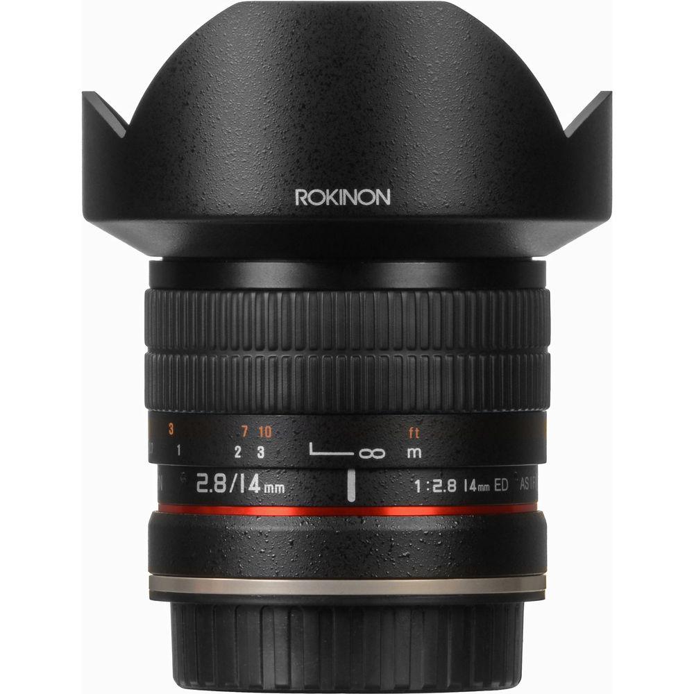 Rokinon 14mm f 2.8 IF ED UMC Lens For Canon EF with AE Chip