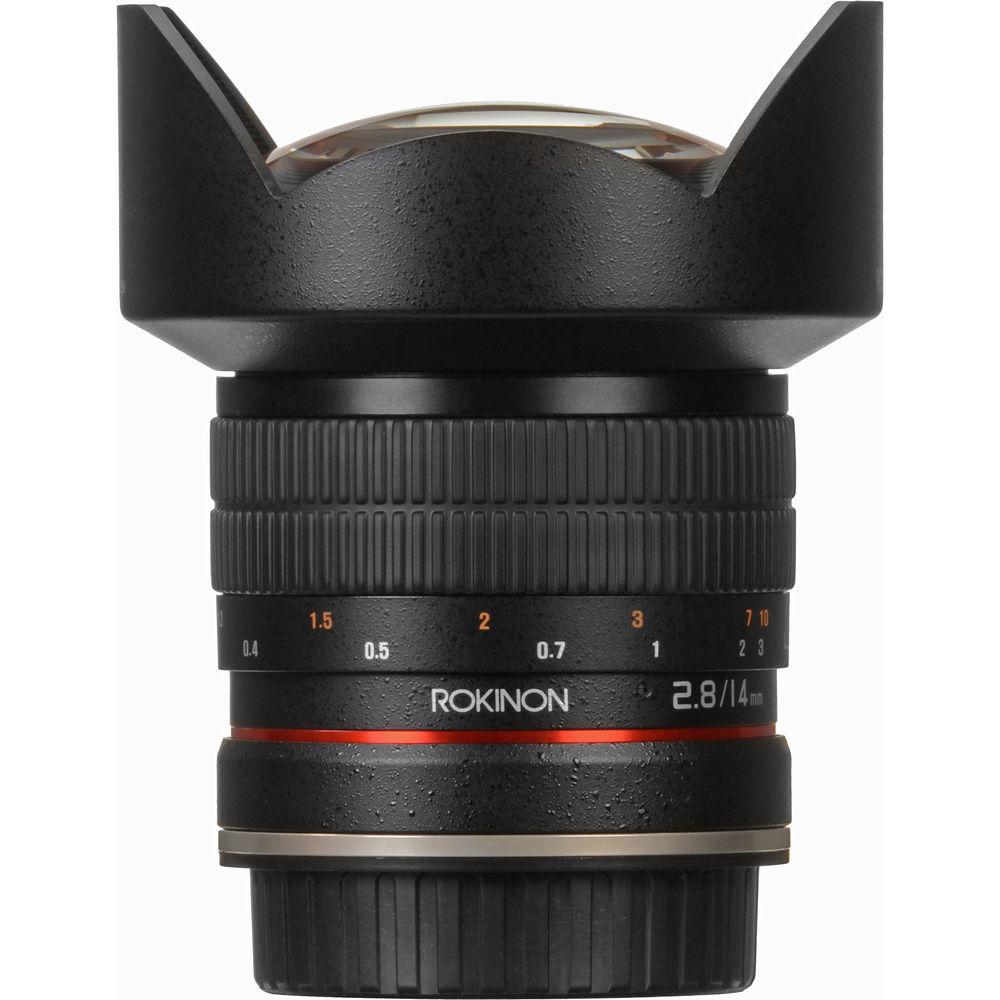 Rokinon 14mm f 2.8 IF ED UMC Lens For Canon EF with AE Chip