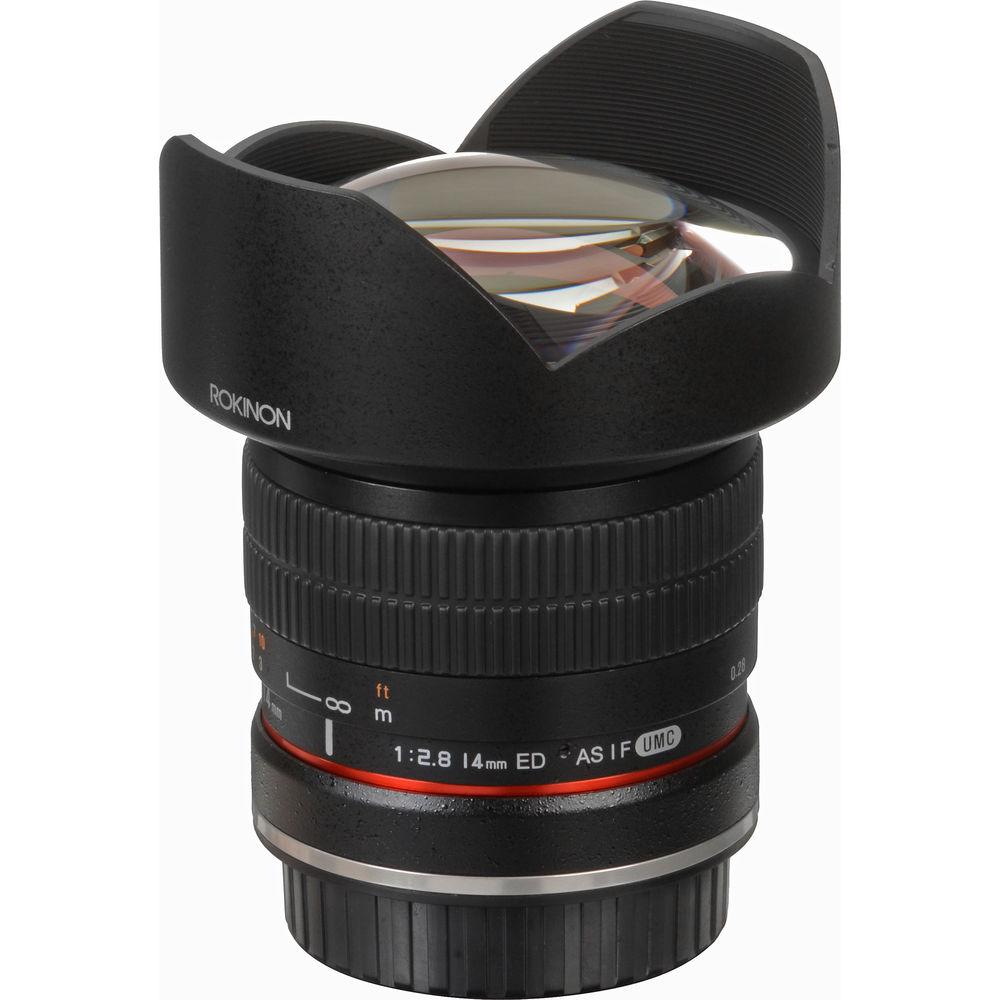 Rokinon 14mm f 2.8 IF ED UMC Lens For Canon EF with AE Chip