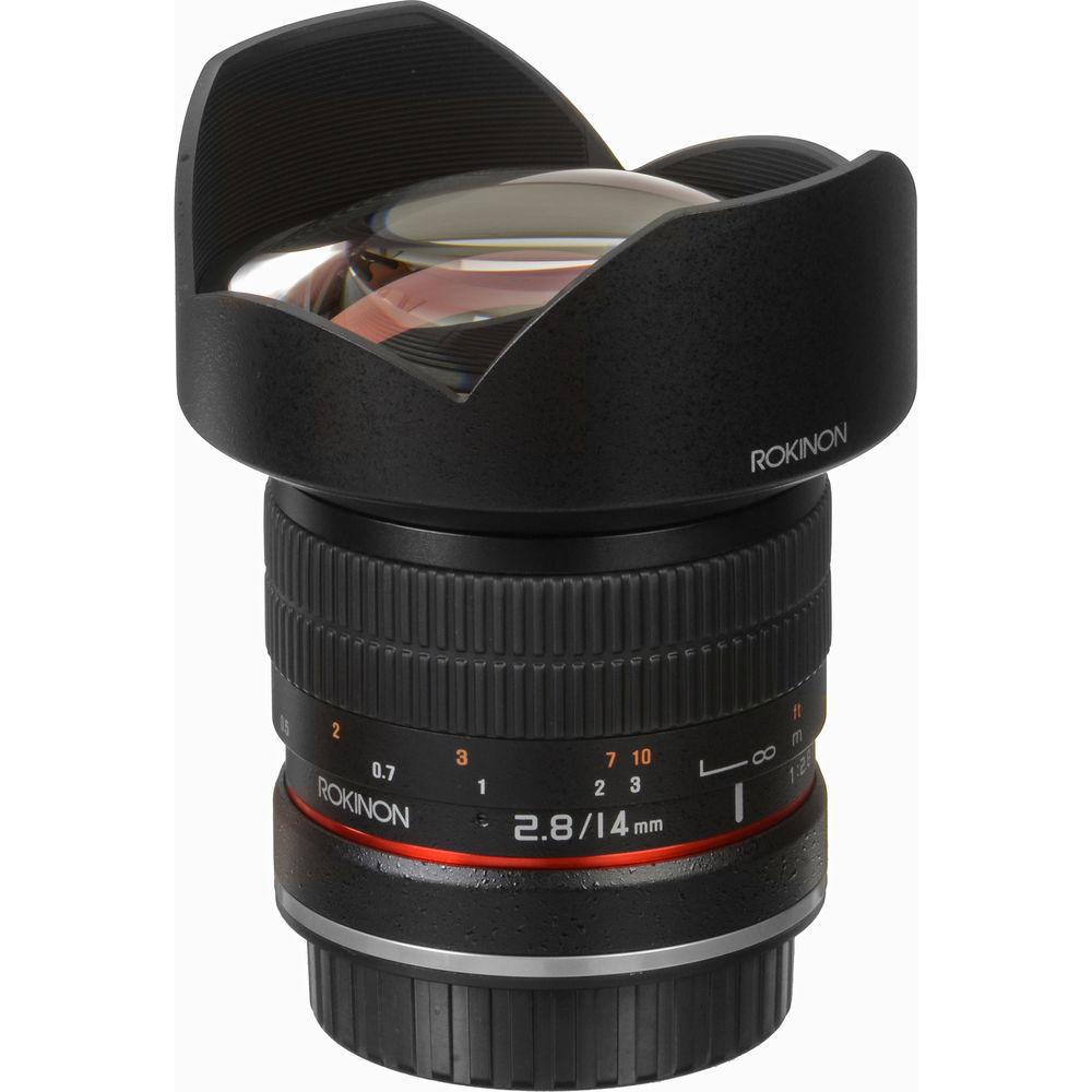 Rokinon 14mm f 2.8 IF ED UMC Lens For Canon EF with AE Chip