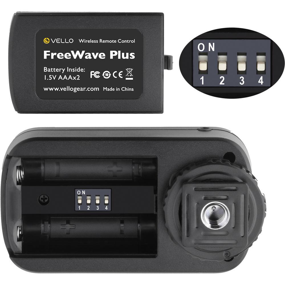 Vello FreeWave Plus Wireless Remote Shutter Release for Sony Multi Terminal