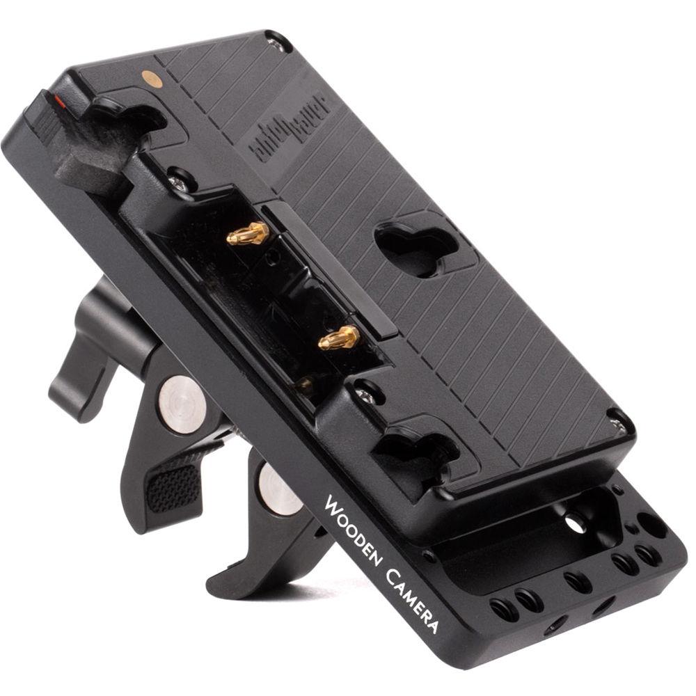 Wooden Camera Gimbal Handle Bar Power Bracket