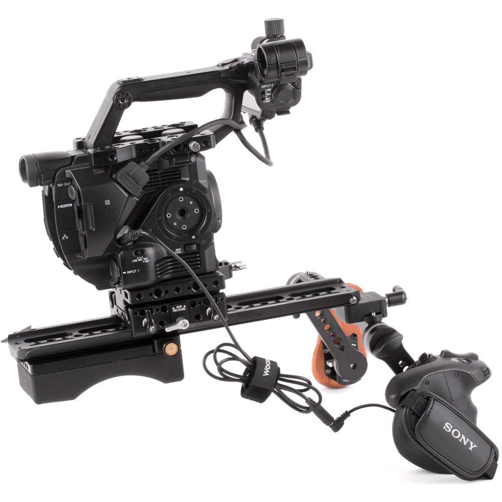 Wooden Camera Sony FS5 Handgrip Relocator with ARRI Rosette