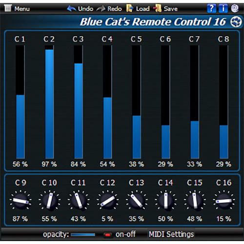 Blue Cat Audio Remote Control Software MIDI Controller
