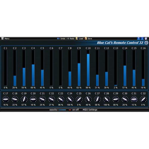 Blue Cat Audio Remote Control Software MIDI Controller