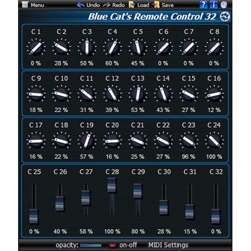 Blue Cat Audio Remote Control Software MIDI Controller