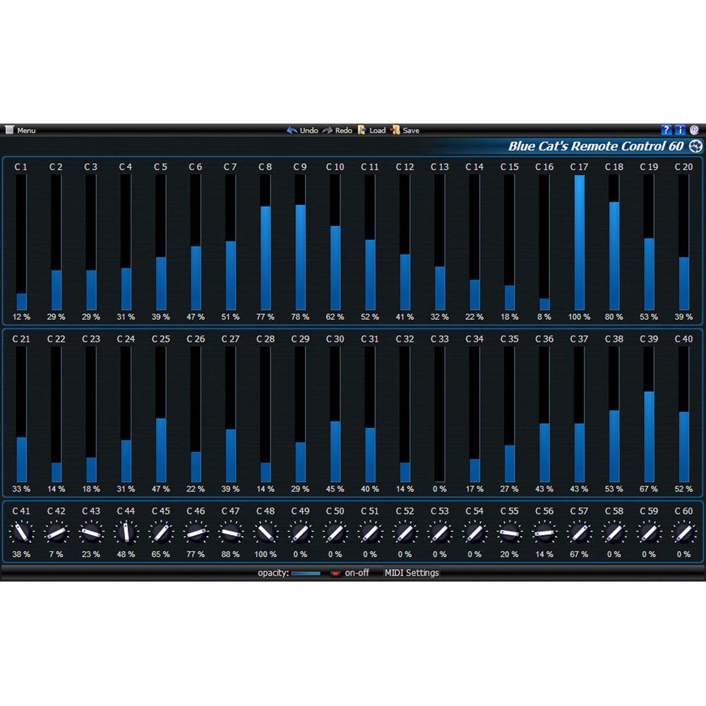 Blue Cat Audio Remote Control Software MIDI Controller