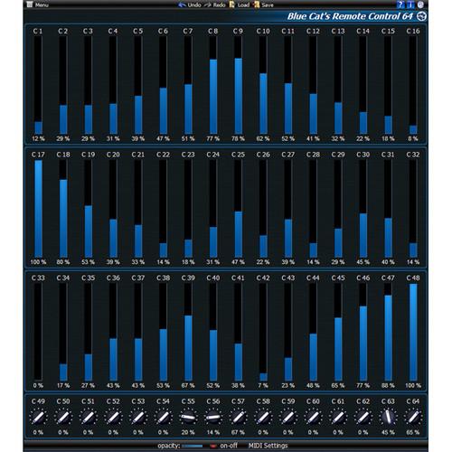 Blue Cat Audio Remote Control Software MIDI Controller
