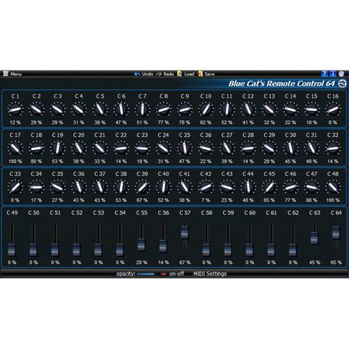 Blue Cat Audio Remote Control Software MIDI Controller