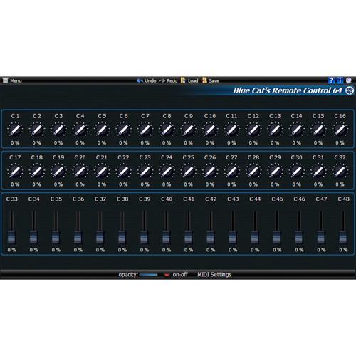 Blue Cat Audio Remote Control Software MIDI Controller