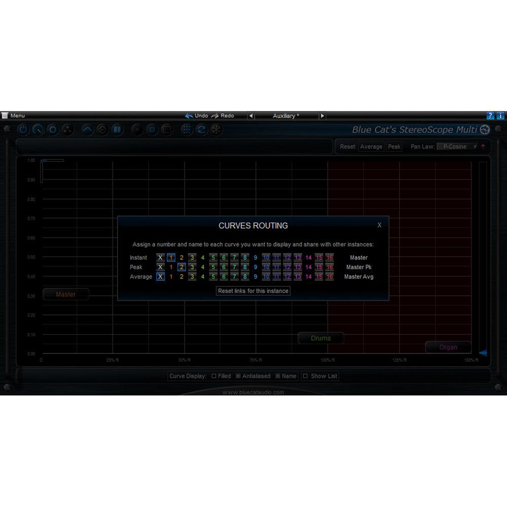 Blue Cat Audio StereoScope Multi Multiple Track Stereo Image Analysis Plug-In