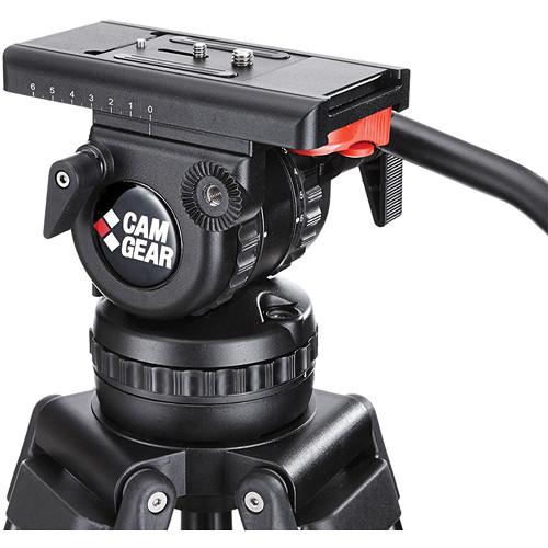 Camgear V10 CF MLS100 Fluid Head and Carbon Fiber Tripod Kit