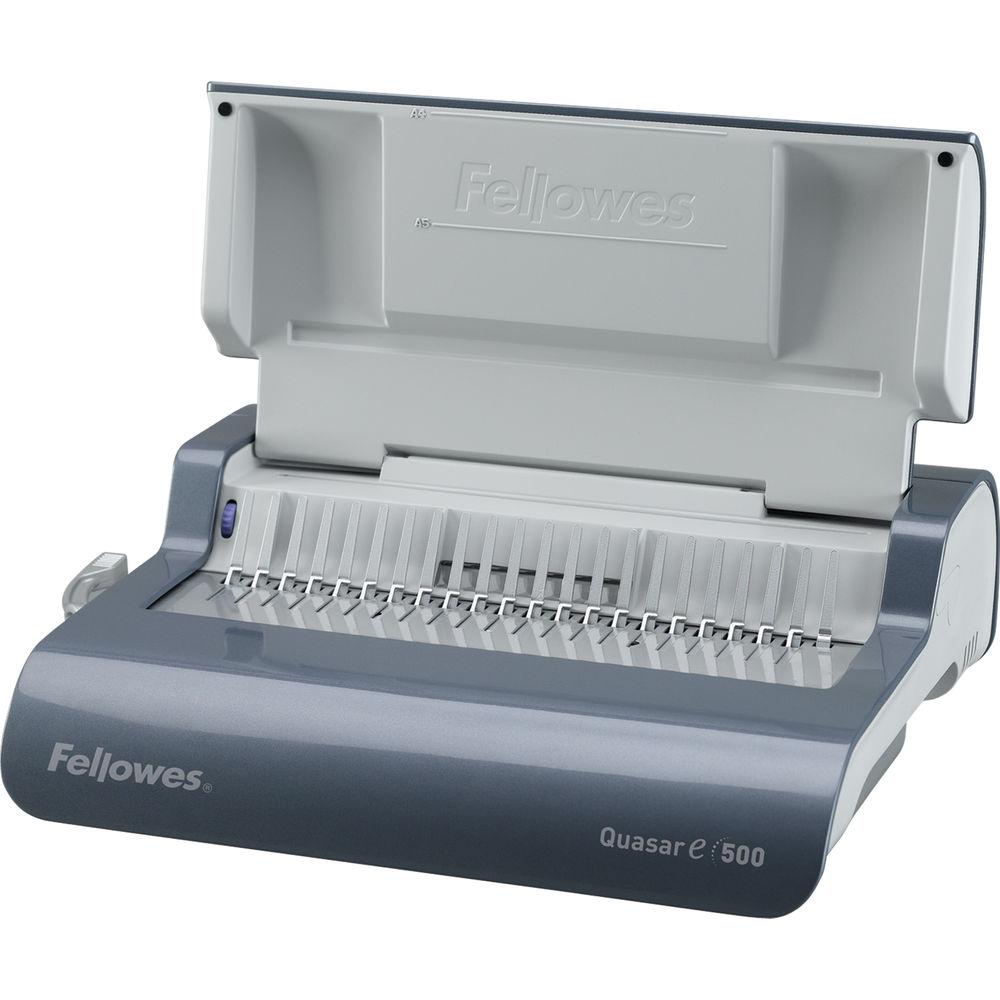 Fellowes Quasar E 500 Electric Comb Binding Machine with Starter Kit