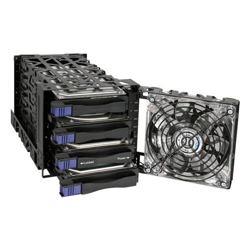 Icy Dock Black Vortex 4-Bay 3.5" SATA Hard Drive Cooler Cage