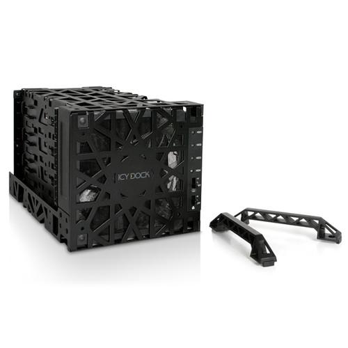 Icy Dock Black Vortex 4-Bay 3.5" SATA Hard Drive Cooler Cage