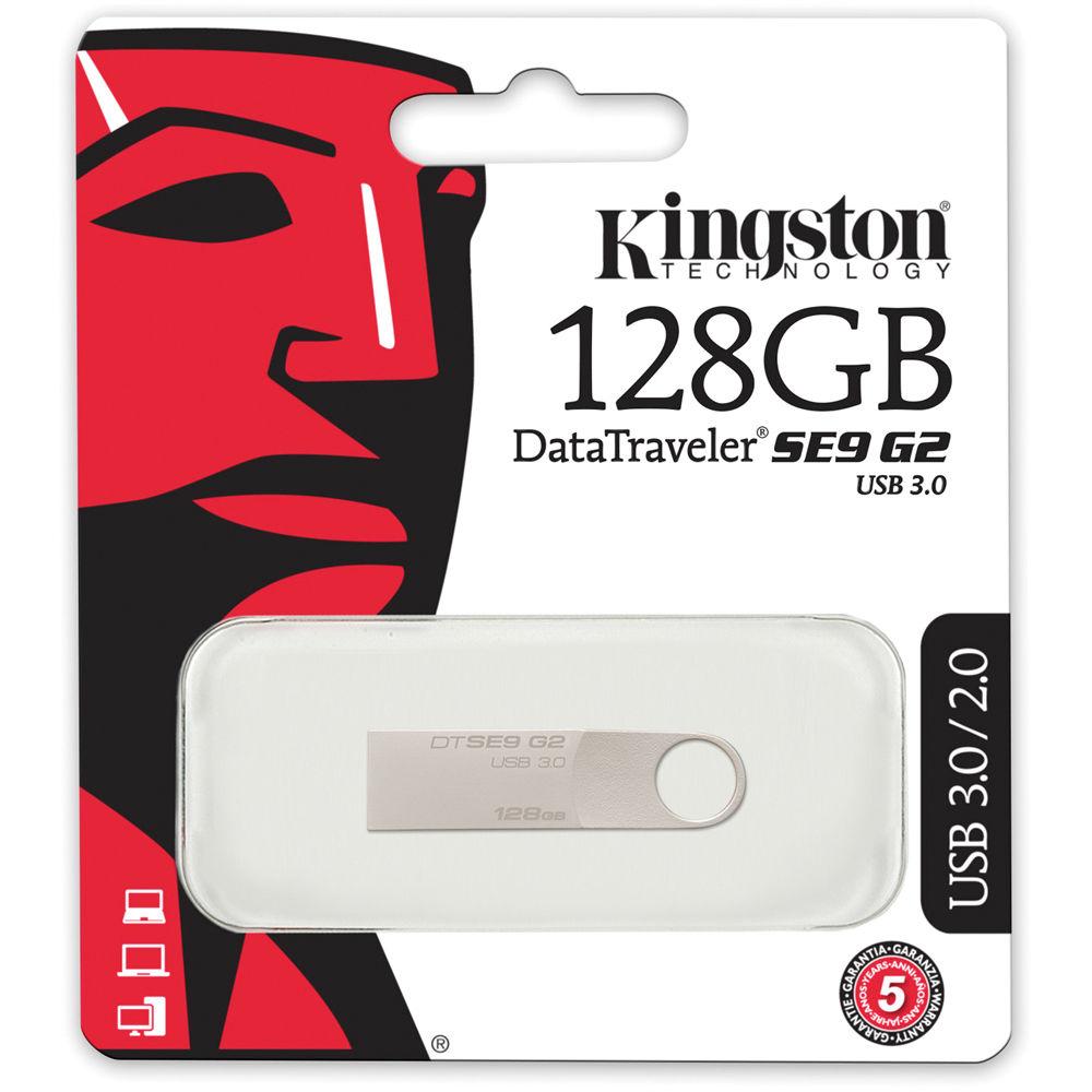 Kingston 128GB DataTraveler SE9 G2 USB 3.0 Flash Drive