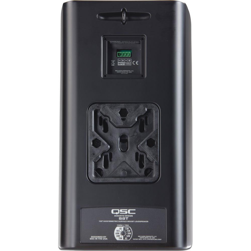 QSC AD-S8T 8" 2-Way AcousticDesign Surface Mount and Loudspeaker