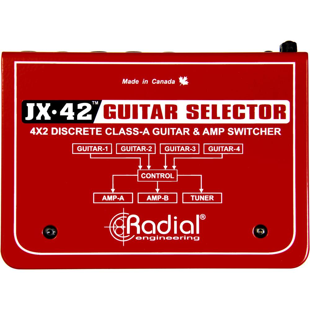 Radial Engineering JX42 Compact Four-Input Guitar Switcher
